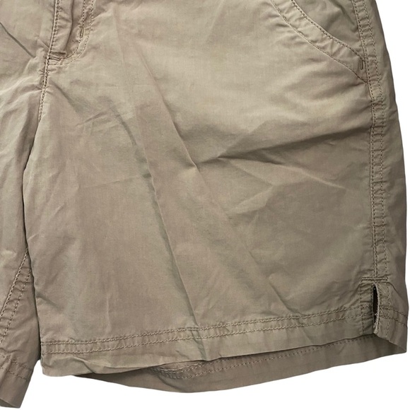 Columbia Tan Mid Rise Shorts Pockets Brown Tan Neutral 6 - Picture 8 of 14